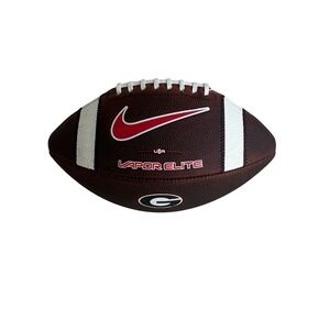 Nike Vapor Elite Leather Football Georgia Bulldogs fully prepped and wax